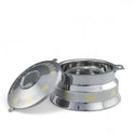 Elegant Floral Stainless Steel Hot Pot