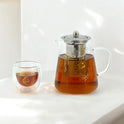 Contemporary Glass Hot Drink Set for Ramadan: Gather & Enjoy