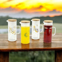 Arabic Calligraphy Glass Bottles: Elegant & Functional Drinkware