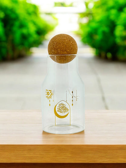Reusable Glass Bottles with Airtight Corks: Keep Drinks Fresh , 750 ML