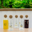 Reusable Glass Bottles with Airtight Corks: Keep Drinks Fresh , 1.1 Ltr
