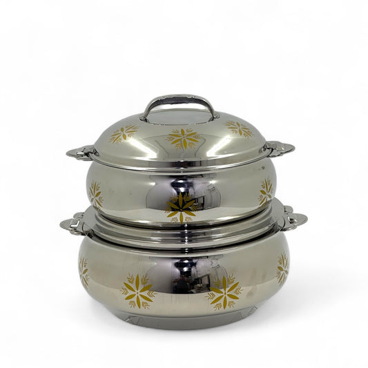 Elegant Gold-Accented Hot Pot Set