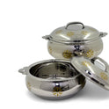 Elegant Gold-Accented Hot Pot Set