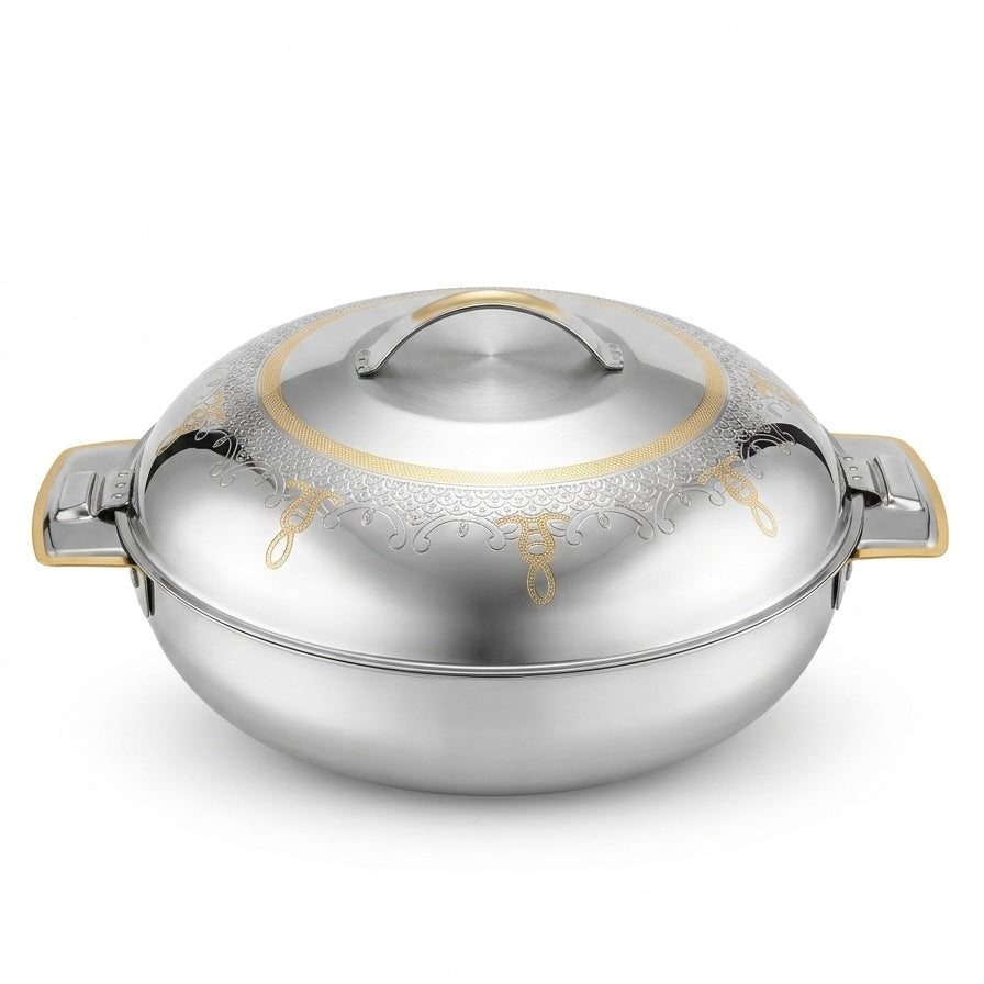 Zahra Gold Hot Pot 40 cm – Stainless Steel