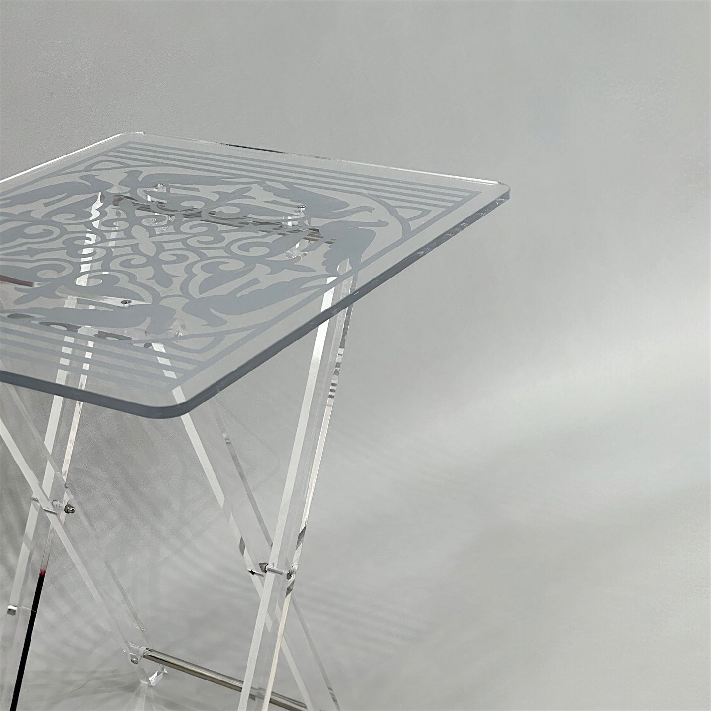 Stylish 4-Piece Acrylic Table Set