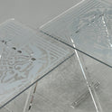 Stylish 4-Piece Acrylic Table Set