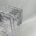 Elegant 4-Piece Acrylic Table Set with Artistic Design
