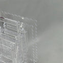 Elegant 4-Piece Acrylic Table Set with Wavy Edges