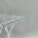 Chic 4-Piece Acrylic Tables with Wavy Edges