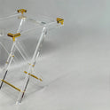 Modern Minimalist 4-Piece Acrylic Table Set