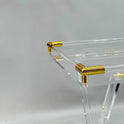 Modern Minimalist 4-Piece Acrylic Table Set