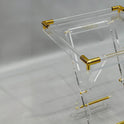 Modern Minimalist 4-Piece Acrylic Table Set
