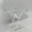 Modern Minimalist 4-Piece Acrylic Table Set