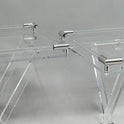 Modern Minimalist 4-Piece Acrylic Table Set