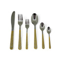 Alpenberg 38-Piece Cutlery Set with Elegant Gold Accents