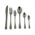 Classic 38-Piece Cutlery Set with Elegant Floral Design