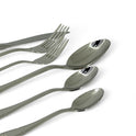Classic 38-Piece Cutlery Set with Elegant Floral Design