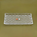 Elegant Glass Fruit Plate with Acrylic Cover