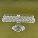 Elegant Glass Cake Stand with Acrylic Cover
