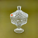 Elegant Glass Candy Bowl with Lid