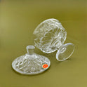 Elegant Glass Candy Bowl with Lid