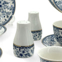 Blue and White Floral Dinner Set