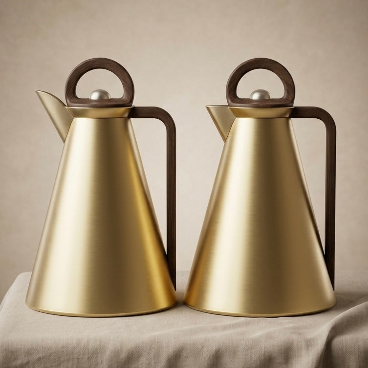 Najib Dallah Set – Matt Gold/Wood | 1.0L + 1.0L