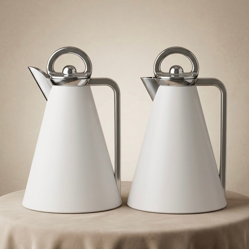 Najib Dallah Set – W/Silver | 1.0L + 1.0L