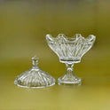 Elegant Glass Candy Bowl with Lid