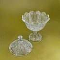 Elegant Glass Candy Bowl with Lid