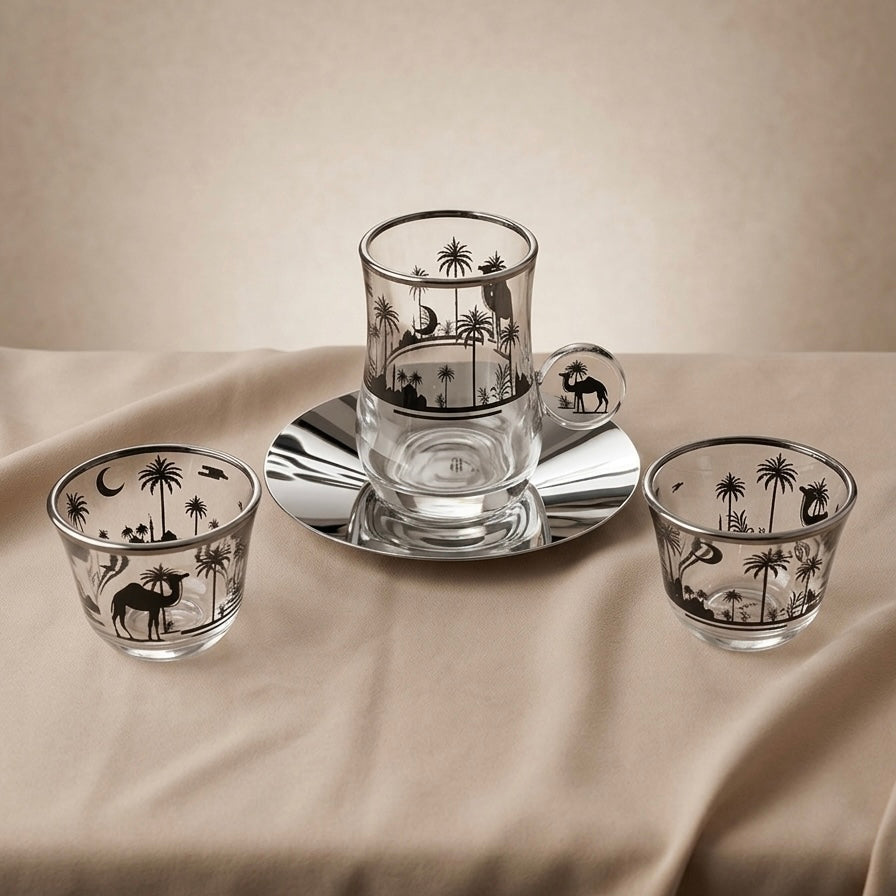 Desert Nights 18-Piece Hospitality Set – Black Camel