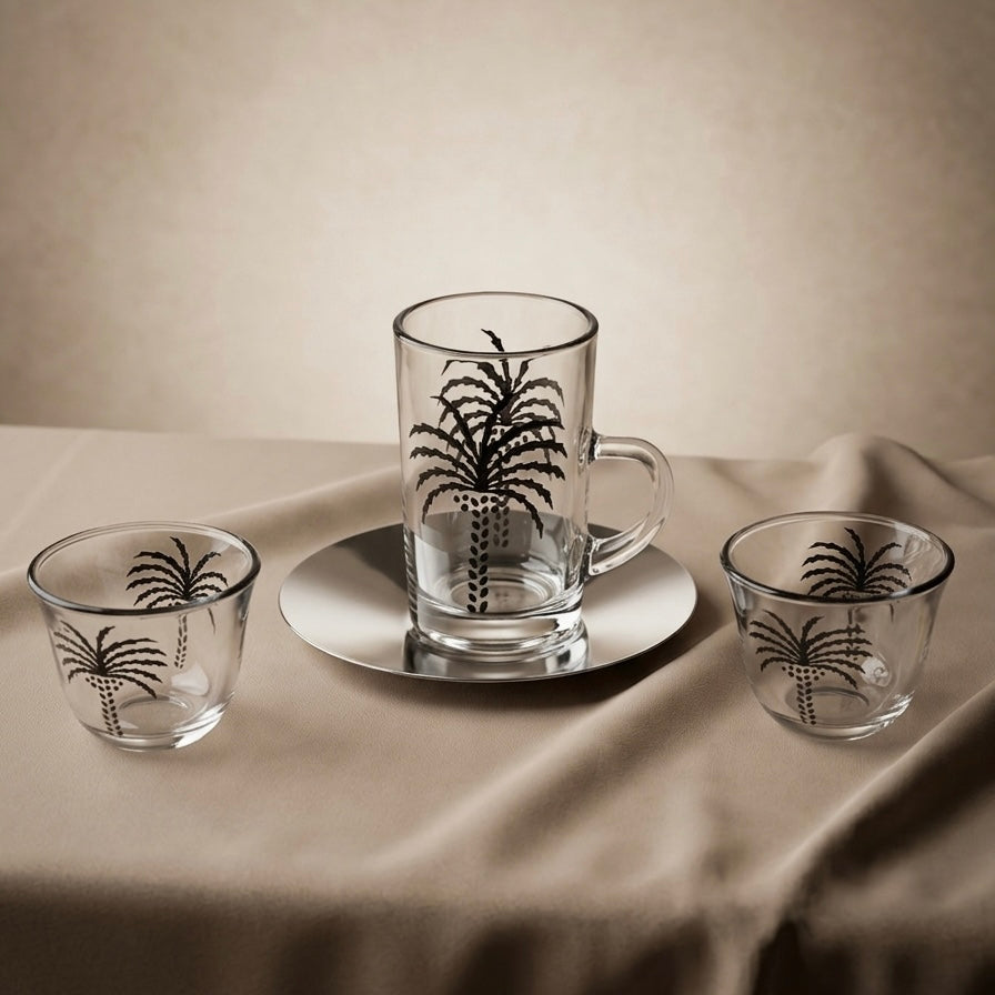 Nakhla Set 18-Piece Hospitality Set – Black