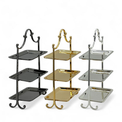 Elegant 3-Tier Metal Cake Stand