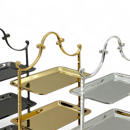 Elegant 3-Tier Metal Cake Stand