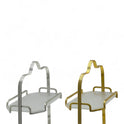 Luxurious 2-Tier Metal Cake Stand