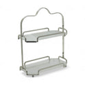 Luxurious 2-Tier Metal Cake Stand