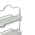 Luxurious 2-Tier Metal Cake Stand