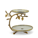 2-Tier Pomegranate-Themed Cake Stand