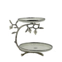 2-Tier Pomegranate-Themed Cake Stand