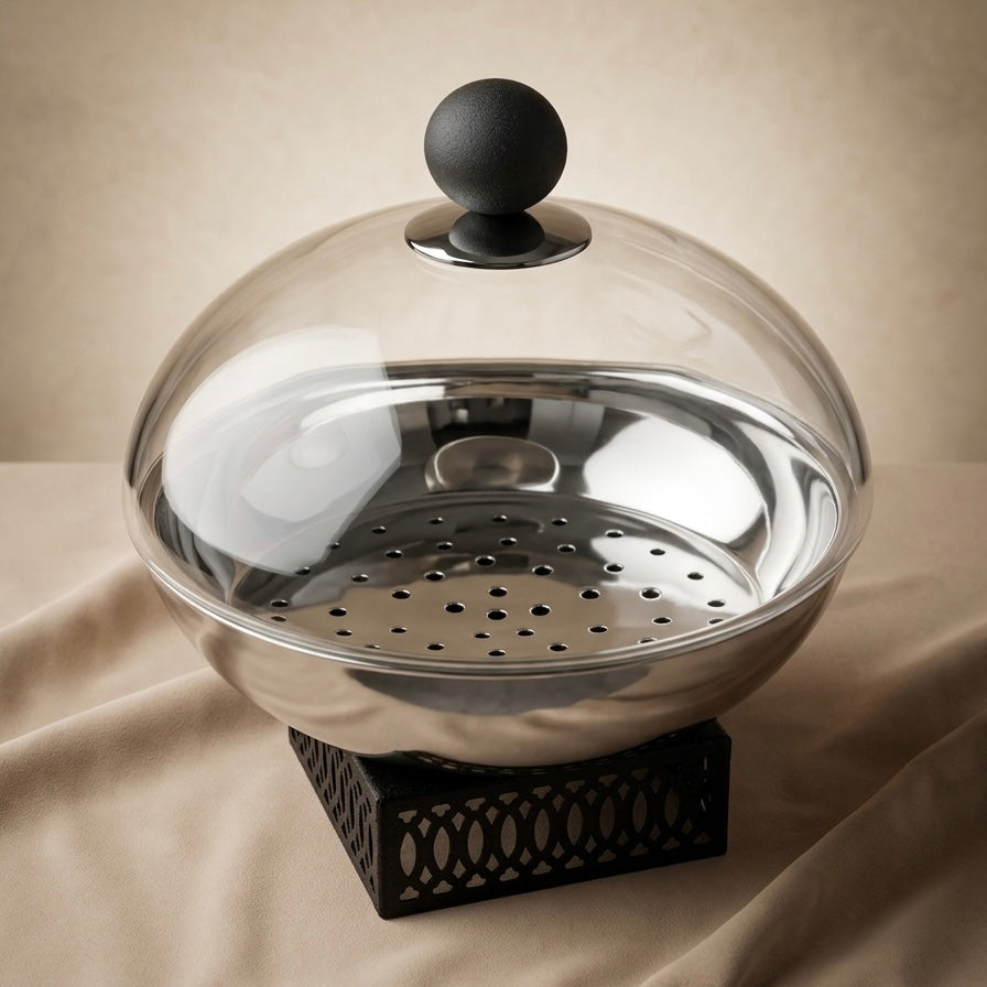 Modern Salad Bowl with Lid (S)