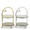 Title: Elegant 2-Tier Cake Stands