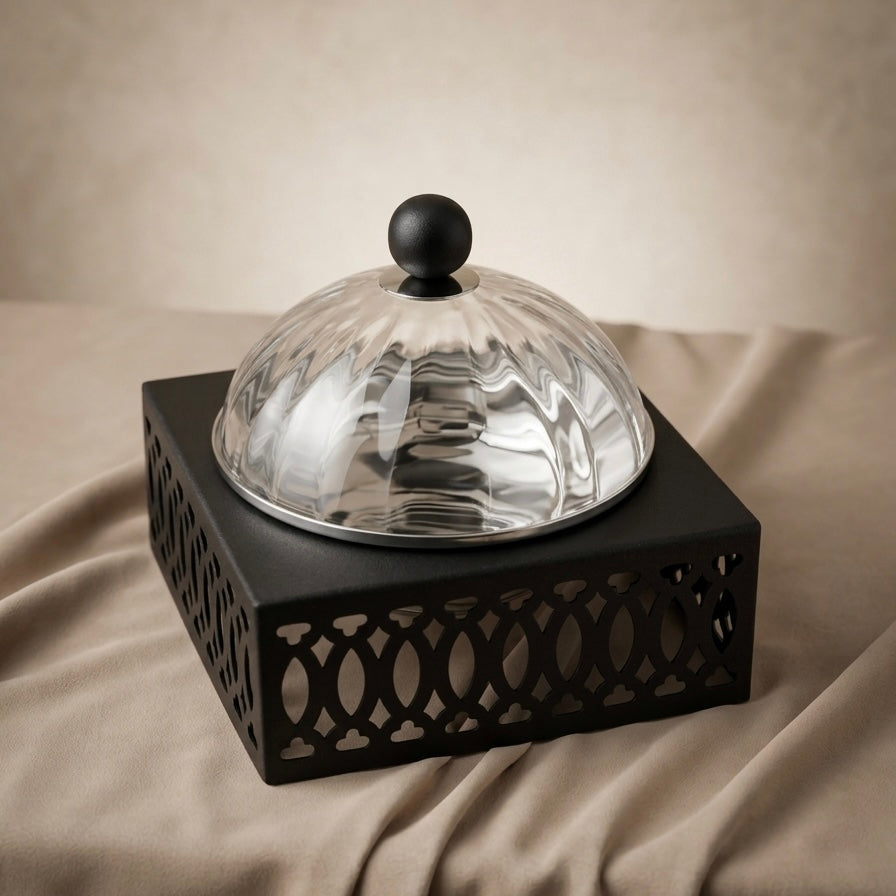 Modern Date Bowl with Lid