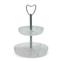 Elegant acrylic 2-Tier Cake Stand