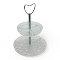Elegant acrylic 2-Tier Cake Stand
