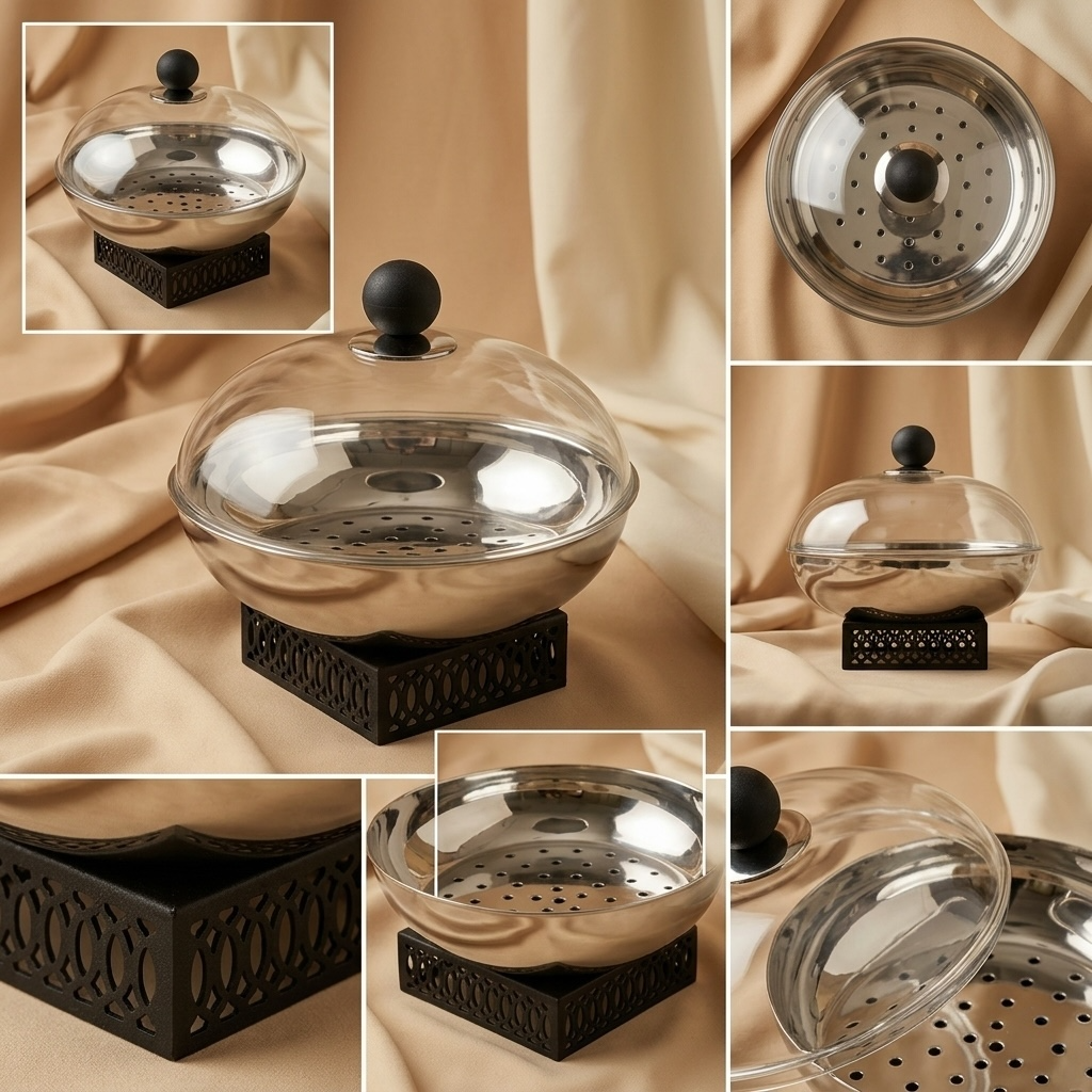Modern Salad Bowl with Lid (S)