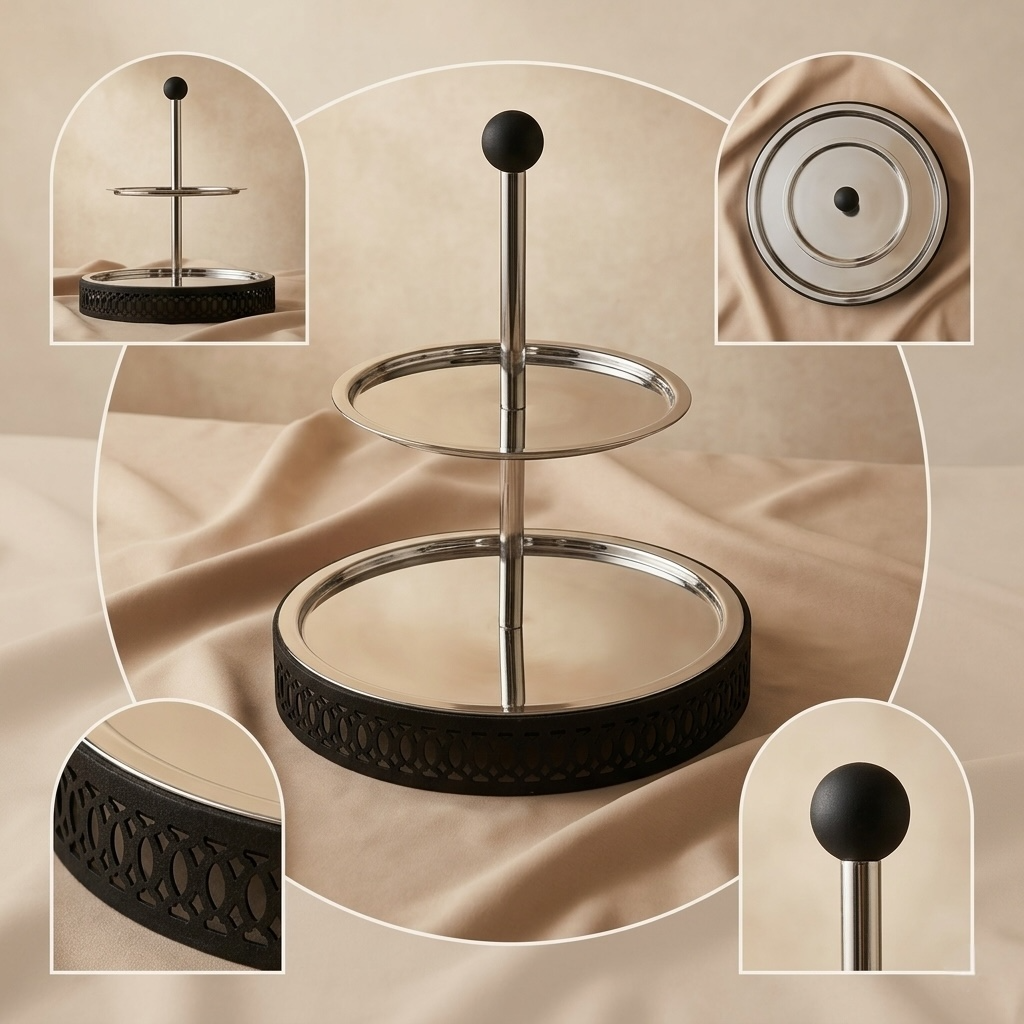 2-Tier Modern Candy & Dessert Tray