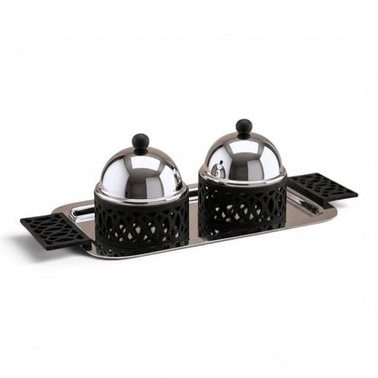 2-Piece Built-in Candy Bowl Set with Serving Tray - Mawaeen