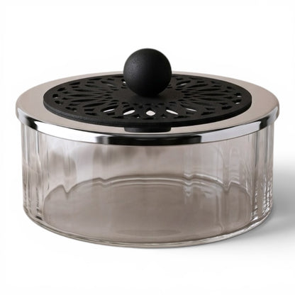 Modern Glass Candy Box (L) - Mawaeen