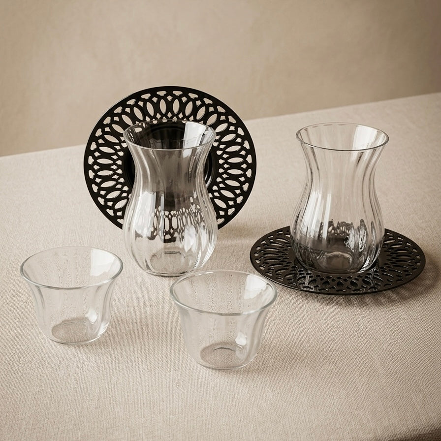 Modern 18-Piece Tea & Coffee Serving Set