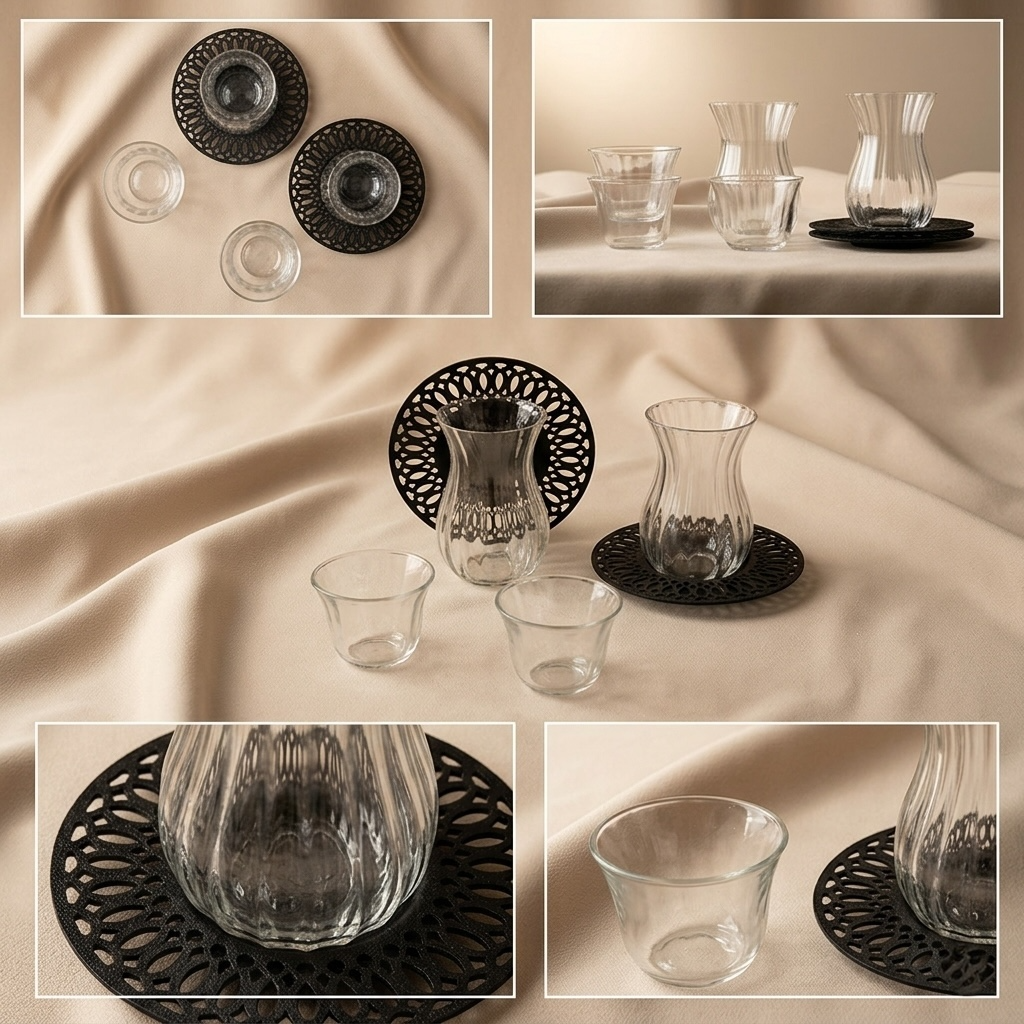 Modern 18-Piece Tea & Coffee Serving Set